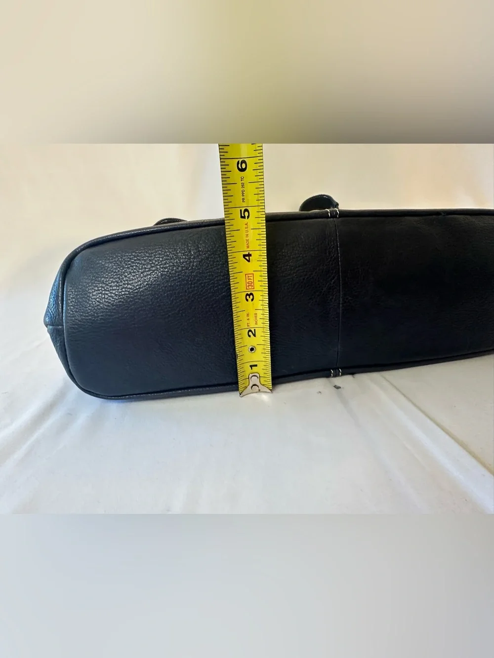 Mulberry Black Leather Hobo Bag with Brass Button